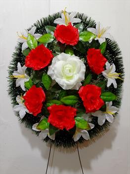 Венок ритуальный В555