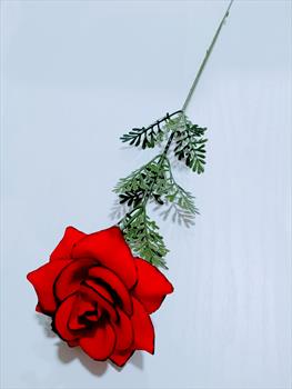 Одиночная бархатная роза ОД07