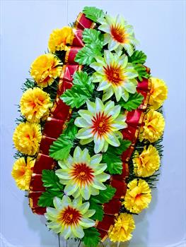 Венок ритуальный В521