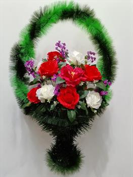 Корзина с розами К398