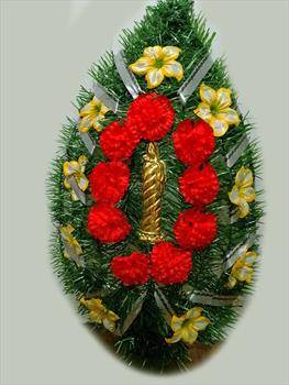 Венок ритуальный В256