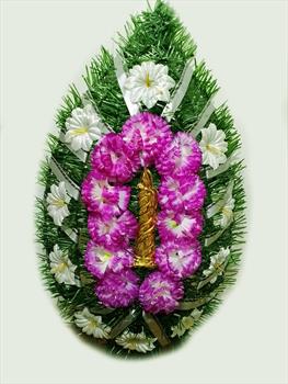 Венок ритуальный В259