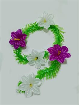 Гирлянда с клемактисами Л19