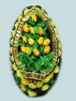 Венок ритуальный В255